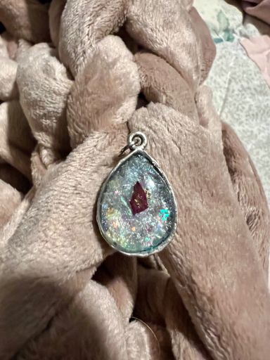 Freeform Teardrop Charm 